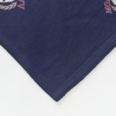 Molon Labe Spartan Warrior Carbon Fiber Chrome Fleece Deken (Hoek)