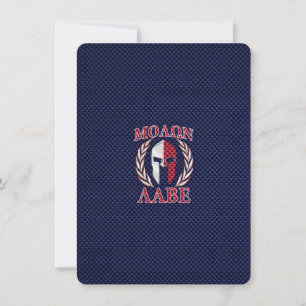 Molon Labe Spartan Warrior Carbon Print