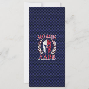 Molon Labe Spartan Warrior Carbon Print