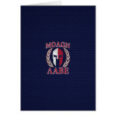 Molon Labe Spartan Warrior Carbon Style (Voorkant)