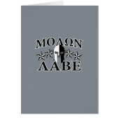 Molon Labe Spartan Warrior Helmet 5 sterren (Voorkant)