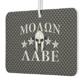 Molon Labe Spartan Warrior Helmet 5 sterren Luchtverfrisser (Links)
