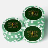 Molon Labe Spartan Warrior Helmet 5 sterren Poker Chips (Opstapeling)