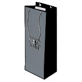 Molon Labe Spartan Warrior Helmet 5 sterren Wijn Cadeautas (Achterkant Gekanteld)