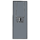 Molon Labe Spartan Warrior Helmet 5 sterren Wijn Cadeautas (Voorkant)