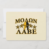 Molon Labe Spartan Warrior Helmet Golden Decor (Voorkant)