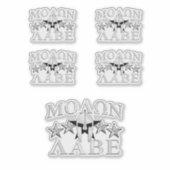 Molon Labe Spartan Warrior Helmet Mahogany Sticker (Voorkant)