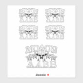 Molon Labe Spartan Warrior Helmet Mahogany Sticker (Vel)