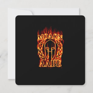 Molon Labe Spartan Warrior in Flames
