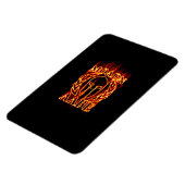 Molon Labe Spartan Warrior in Flames Magneet (Linkerzijde)