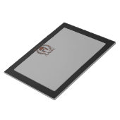 Molon Labe Spartan Warrior Iron Laurels Mask Notitieblok (Schuin)