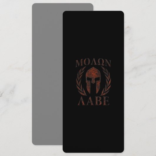 Molon Labe Spartan Warrior Laurels (Voorkant / Achterkant)