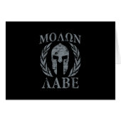Molon Labe Spartan Warrior Laurels (Voorkant Horizontaal)