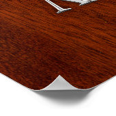 Molon Labe Spartan Warrior Laurels Chro Wood Print (Hoek)