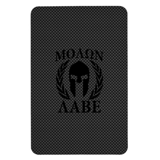 Molon Labe Spartan Warrior Laurels Magneet (Verticaal)