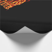 Molon Labe Spartan Warrior Laurels on Fire Cadeaupapier (Hoek)