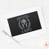 Molon Labe Spartan Warrior Laurels Rechthoekige Sticker (Envelop)