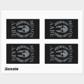 Molon Labe Spartan Warrior Laurels Zwart Rechthoekige Sticker (Vel)