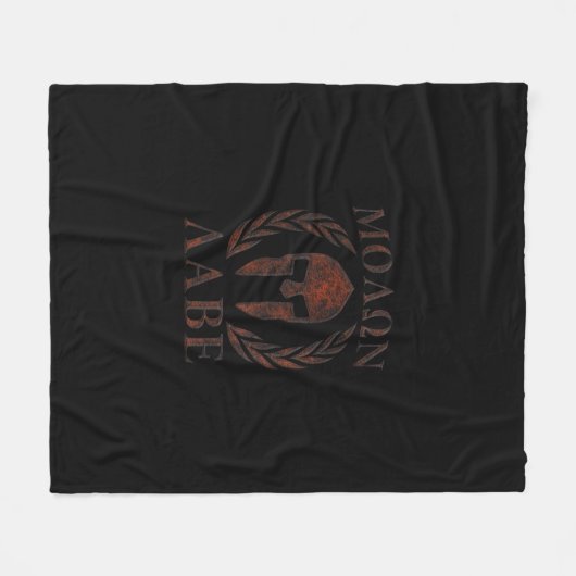 Molon Labe Spartan Warrior Mask Laurels Cast Fleece Deken (Voorkant (Horizontaal))
