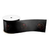 Molon Labe Spartan Warrior Mask Laurels Cast Satijnen Lint (Spoel)