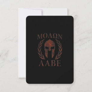 Molon Labe Spartan Warrior Mask Laurels Iron