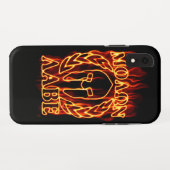 Molon Labe Spartan Warrior on Fire Case-Mate iPhone Case (Achterkant (horizontaal))