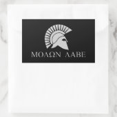 Molon Labe Sticker - Blad van 4 (Tas)