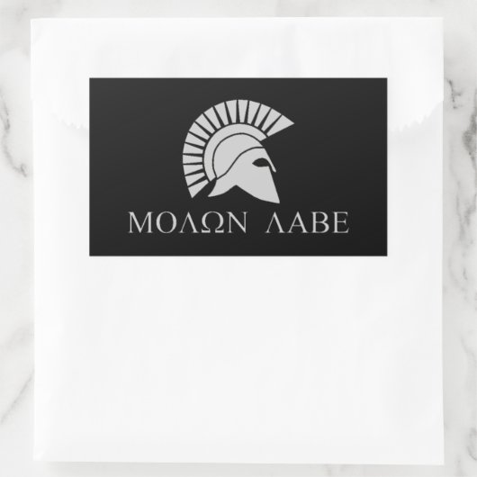 Molon Labe Sticker - Blad van 4 (Tas)