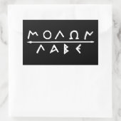 Molon Labe Sticker Set (Tas)