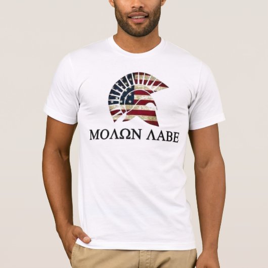 MOLON LABE T-SHIRT (Voorkant)