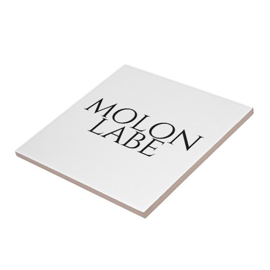 Molon Labe Tegeltje (Zijkant)