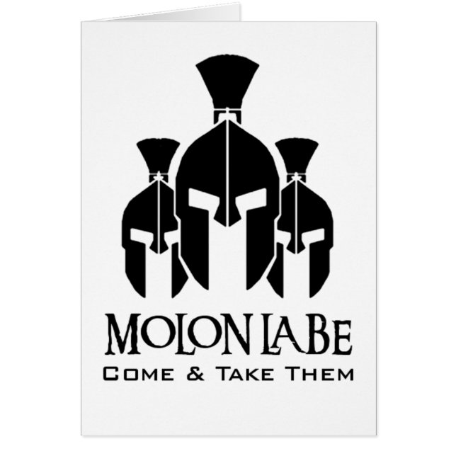 MOLON LABE Triple Threat words (Voorkant)
