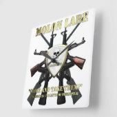 Molon Labe - tweede amendement Vierkante Klok (Hoek)