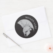 Molon Labe vers02 ronde decal sticker (Envelop)