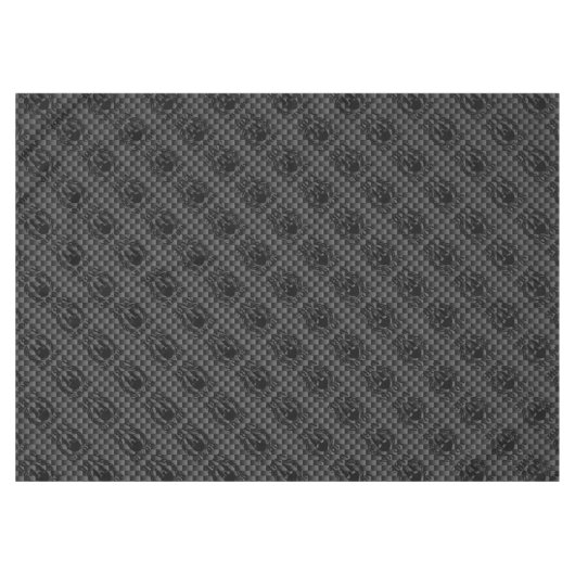 Molon Labe Warrior Laurels op zwarte koolstof Tafelkleed (Voorkant (Horizontaal))