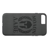 Molon Labe Warrior Mask Laurels Carbon Fiber like Case-Mate iPhone Case (Achterkant (Horizontaal))