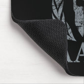 Molon Labe Warrior Mask Laurels on Black Muismat (Hoek)