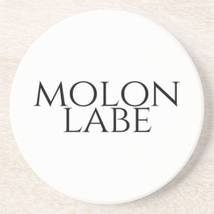 Molon Labe Zandsteen Onderzetter