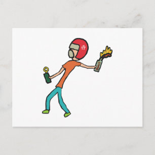 Molotov Cocktail Briefkaart