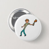 Molotov Cocktail Ronde Button 5,7 Cm (Voorkant /achterkant)