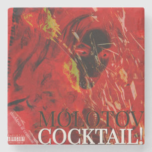 MOLOTOV COCKTAIL! STENEN ONDERZETTER