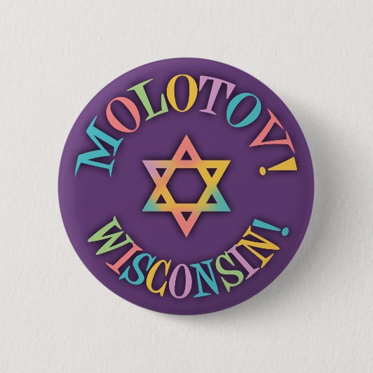Molotov, Wisconsin. Ronde Button 5,7 Cm (Voorkant)