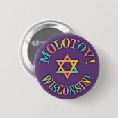 Molotov, Wisconsin. Ronde Button 5,7 Cm (Voorkant /achterkant)