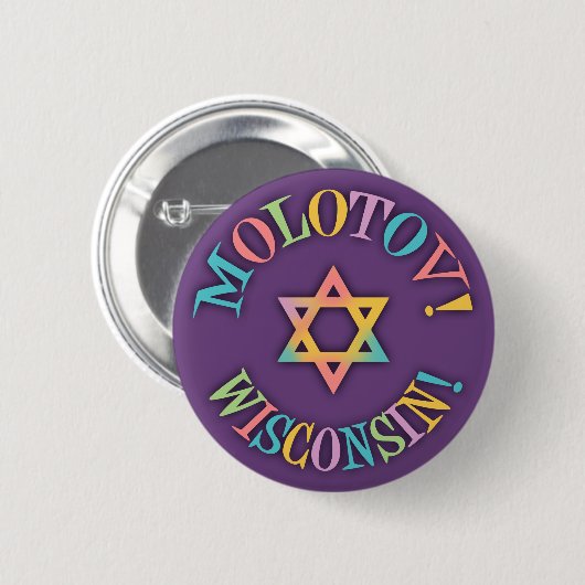 Molotov, Wisconsin. Ronde Button 5,7 Cm (Voorkant /achterkant)