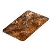 Molten "Copper" print premium magneet (Linkerzijde)
