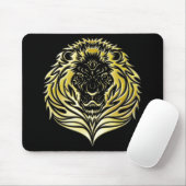 Molten Gold Lion Mousepad Muismat (Met muis)