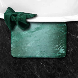 Molten Jade | Emerald Green Luxury Marble Badmat