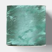 Molten Jade | Emerald Green Luxury Marble Bedankdoosjes (Bovenkant)