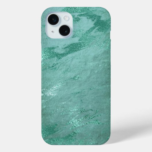 Molten Jade | Emerald Green Luxury Marble Case-Mate iPhone Case (Achterkant)