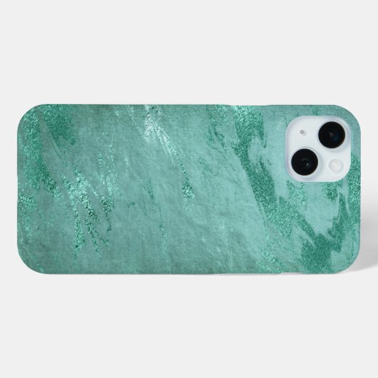 Molten Jade | Emerald Green Luxury Marble Case-Mate iPhone Case (Achterkant (horizontaal))